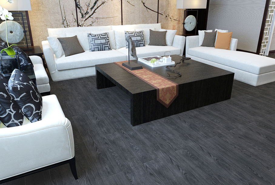 Dark color WPC LVT SPC for Living rooom 4